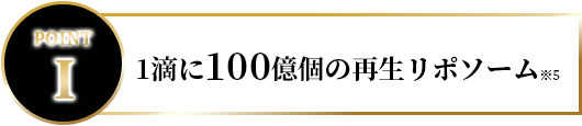1滴に100億個の再生リポソーム